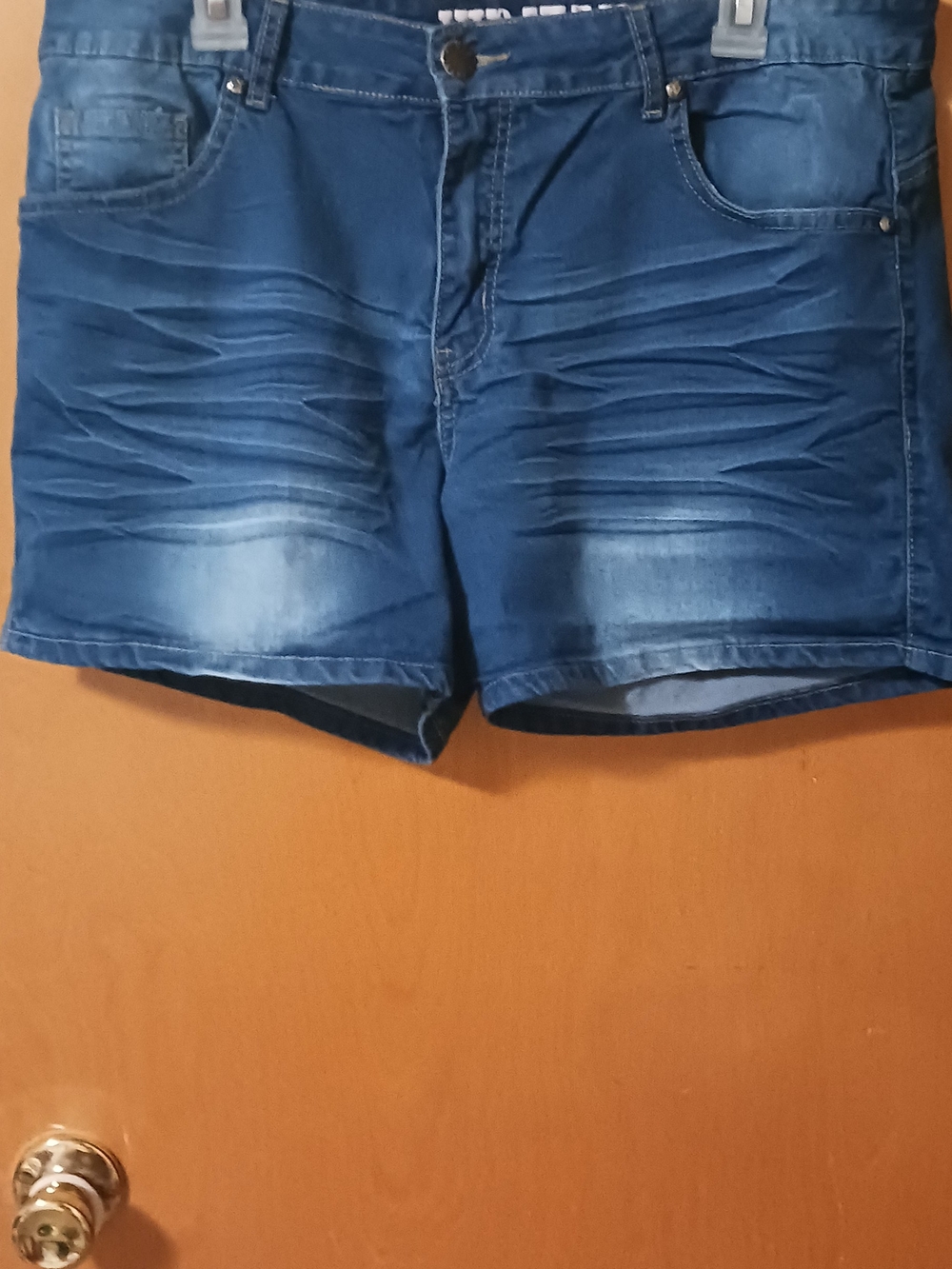 Men's Blue Denim Shorts - Classic Casual Style